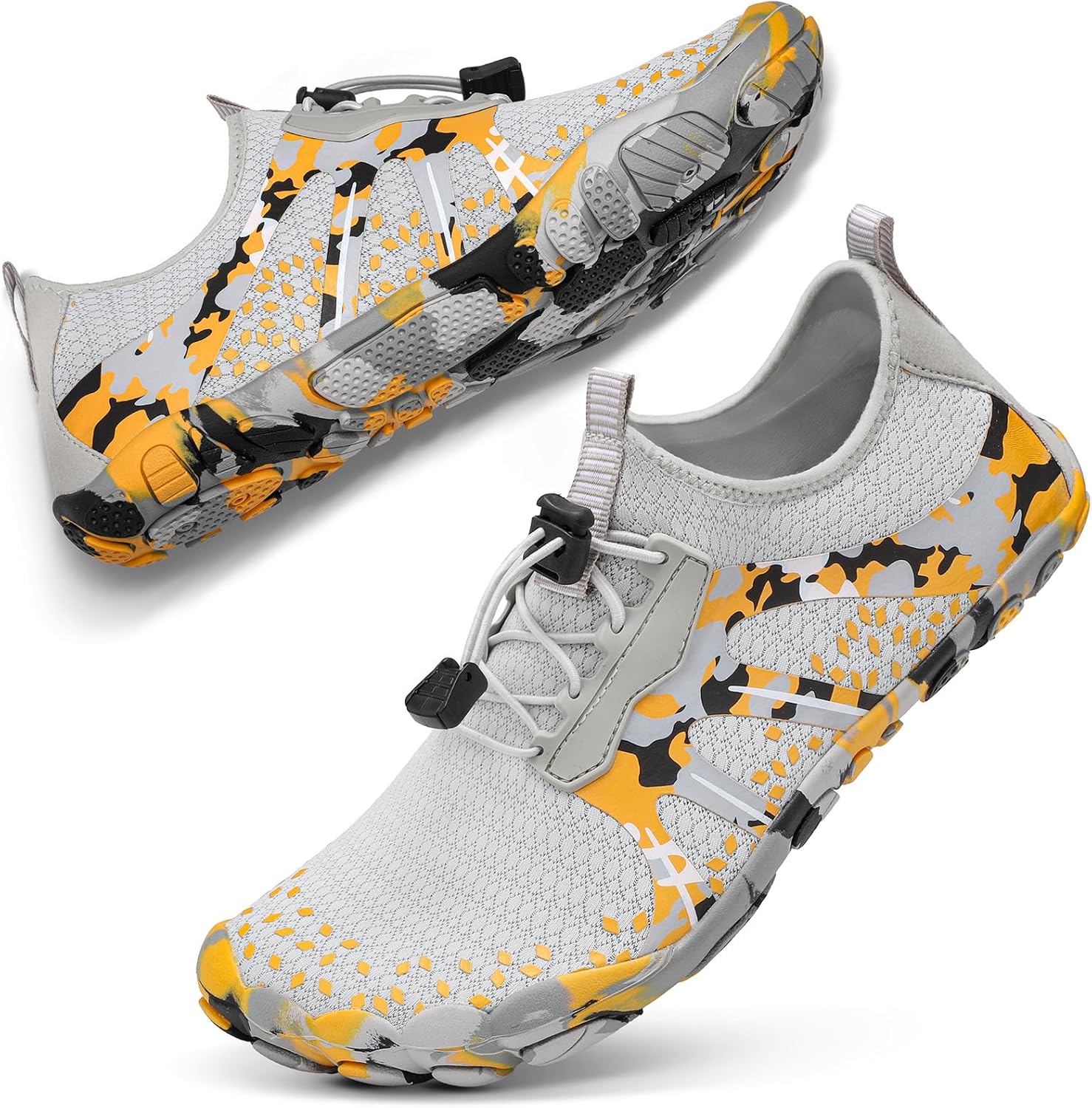 

Походные водные кроссовки для женщин и мужчин для пляжа и плавания ATHMILE, B Grey