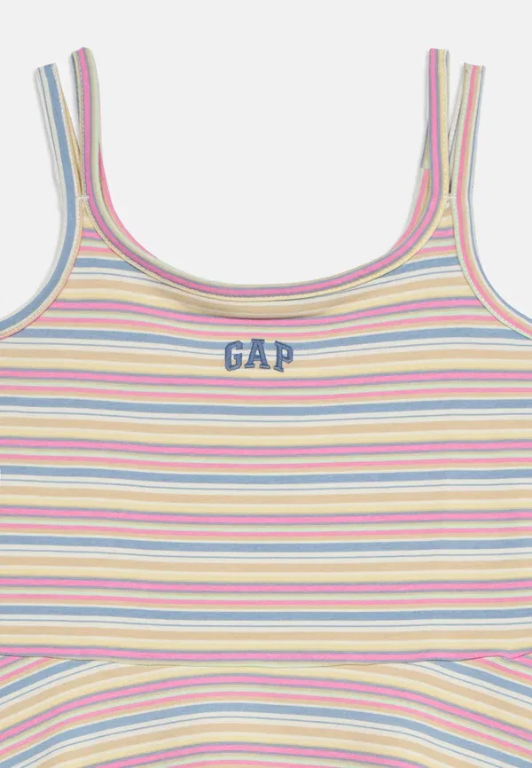 Платье-футболка Logo tank dress jersey dress Gap, разноцветное — фото 4