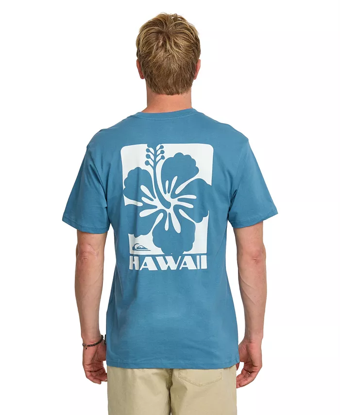 

Мужская футболка с коротким рукавом Hawaii Hibiscus Quiksilver, оранжевый