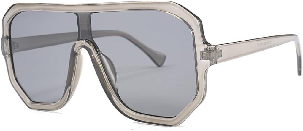 

Винтажные солнцезащитные очки большого размера в оправе с леопардовым принтом для женщин, солнцезащитные очки-щитки для мужчин, ветрозащитные солнцезащитные очки для женщин с защитой от УФ-излучения UV400 SZVVBKK, 3