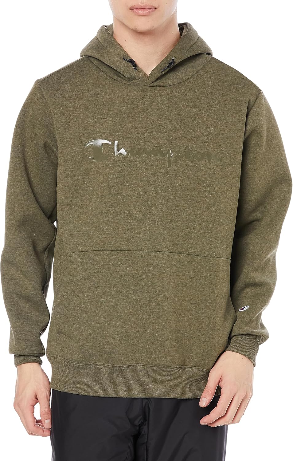 

Мужская спортивная толстовка Champion C3-YS102 с длинным рукавом и капюшоном WRAP-AIR, эластичная, термобелье, с логотипом