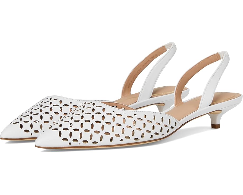 Балетки Cole Haan Gilda Pumps, цвет White Perforated Leather