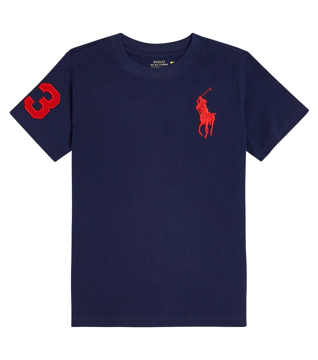 

Футболка из хлопкового джерси Polo Ralph Lauren, синий
