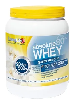 

Longlife Absolute Whey Вкус ванили Кости и мышечная масса Long Life