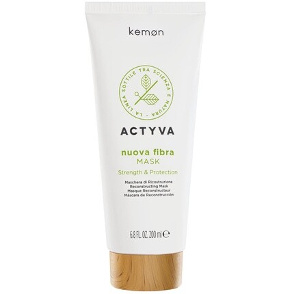 

Kemon Actyva New Fibra Mask Защитная и реструктурирующая маска для поврежденных волос с амарантом и красными водорослями 200мл