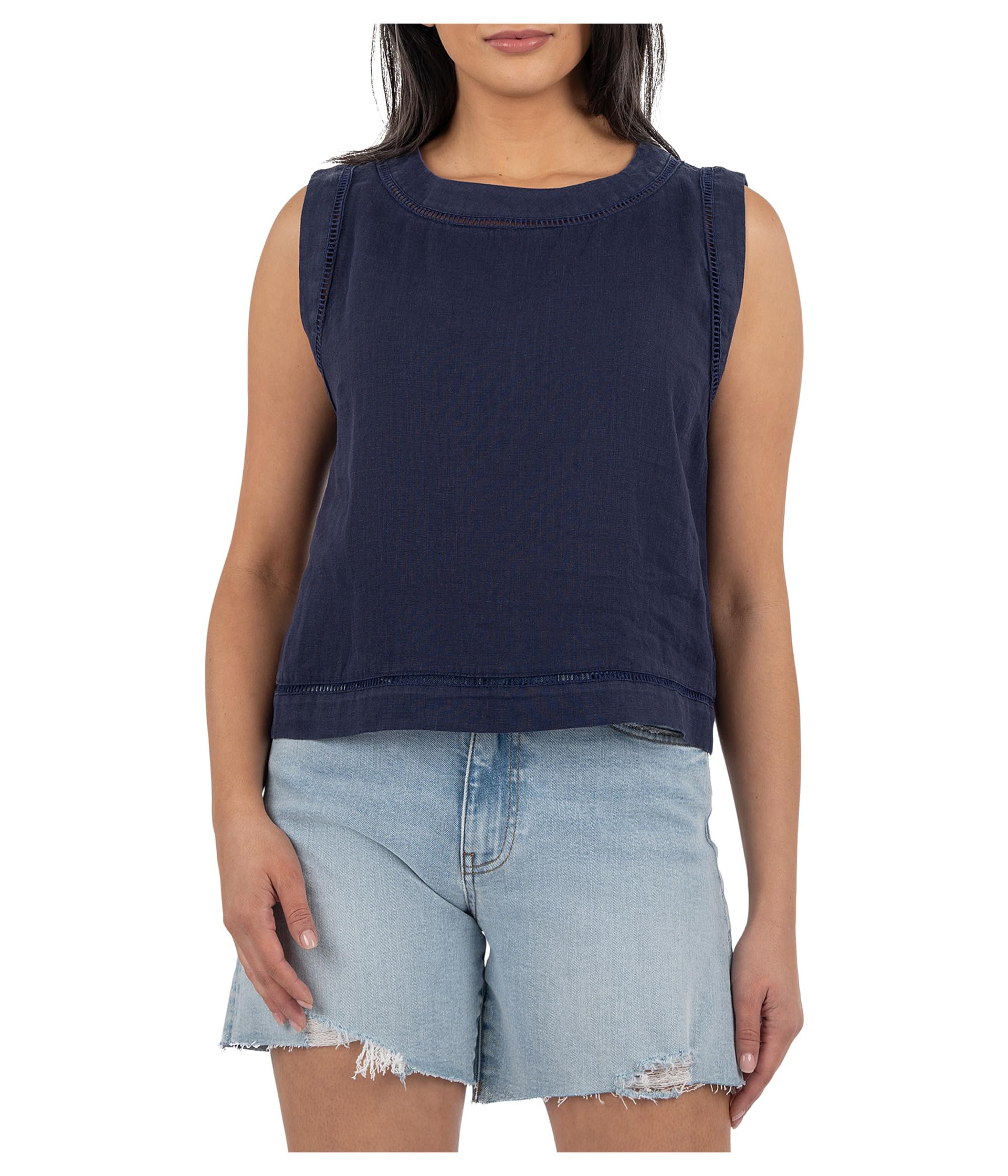 

Топ KUT from the Kloth Joanne Sleeveless Top, Ink Blue
