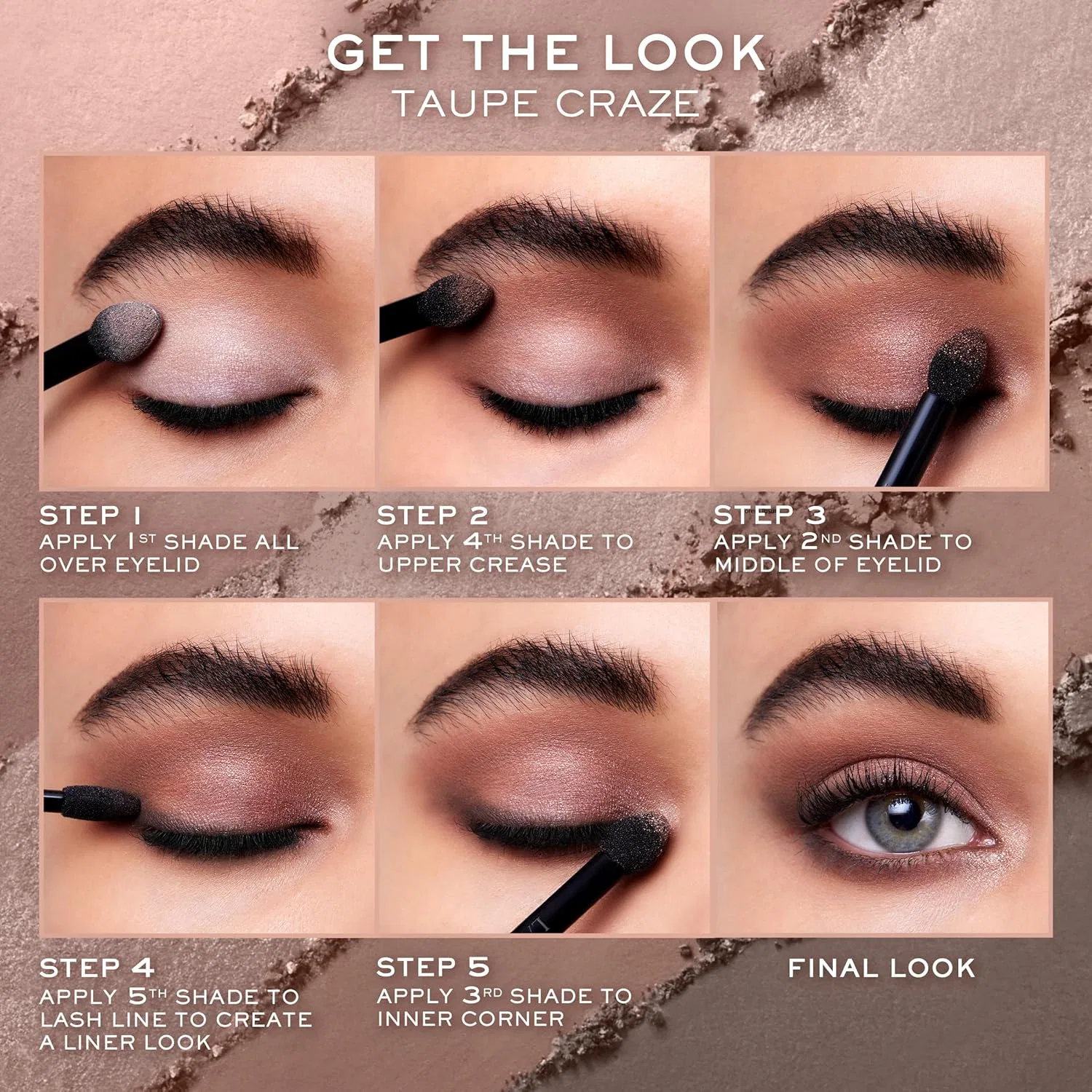 Палетка теней для век «Hypnôse 5 Couleurs» от Lancôme Lancôme, 04 Taupe Craze — фото 4