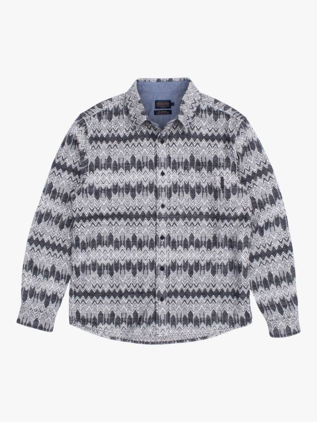 

Рубашка с длинными рукавами и воротником из хлопка шамони с абстрактным принтом Pendleton