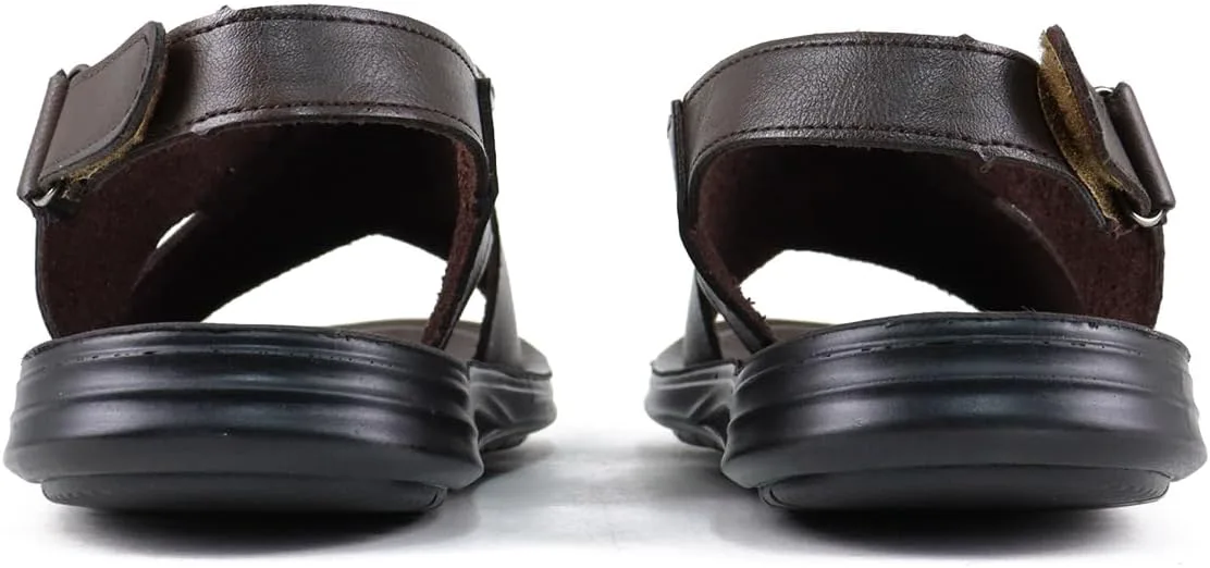 

Мужские сандалии AAA+ с ремешком на щиколотке, темно-коричневый