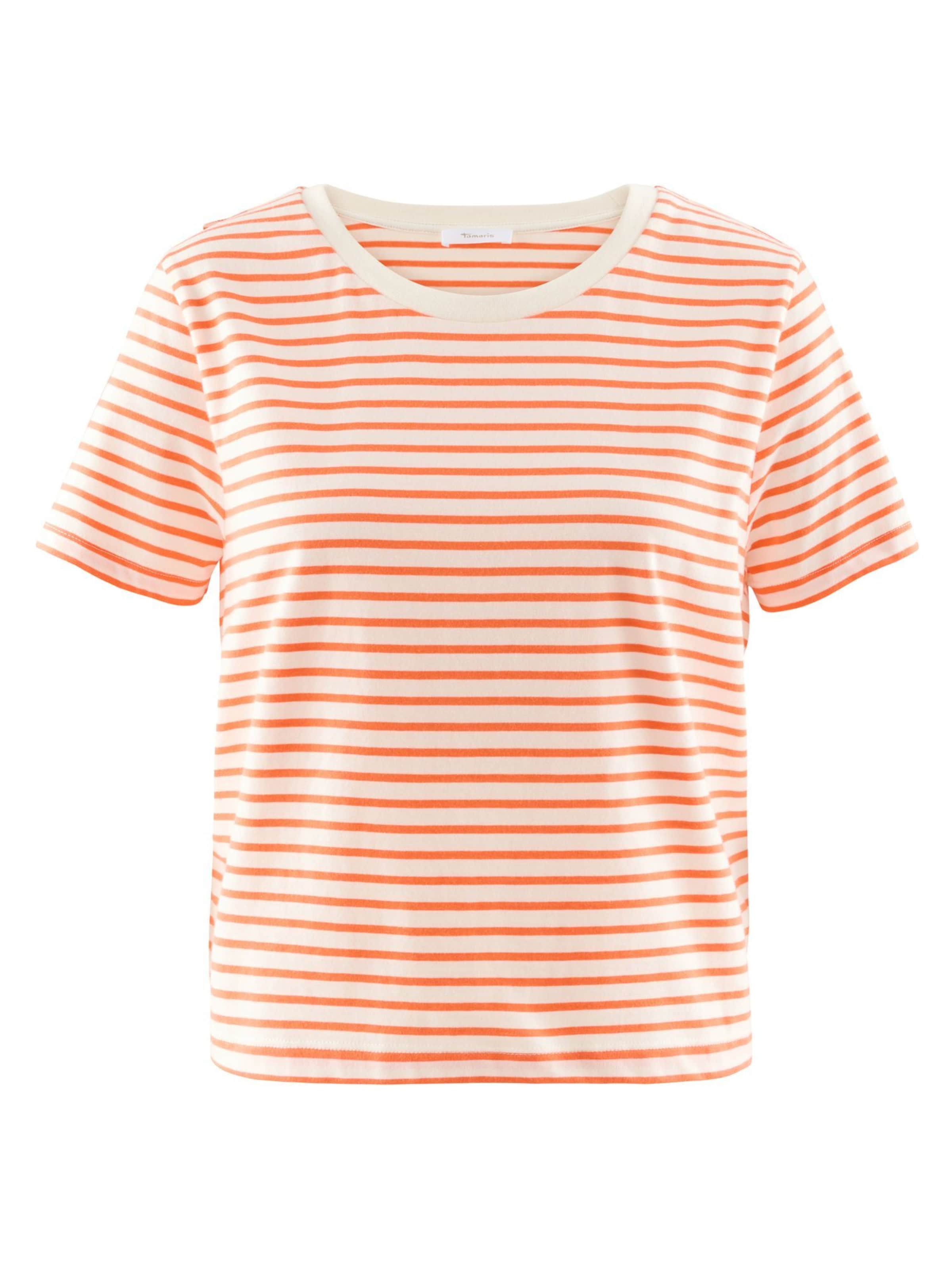 

Tamaris Футболка 'Edessa' в цвете Off White, Белый, Tamaris Футболка 'Edessa' в цвете Off White