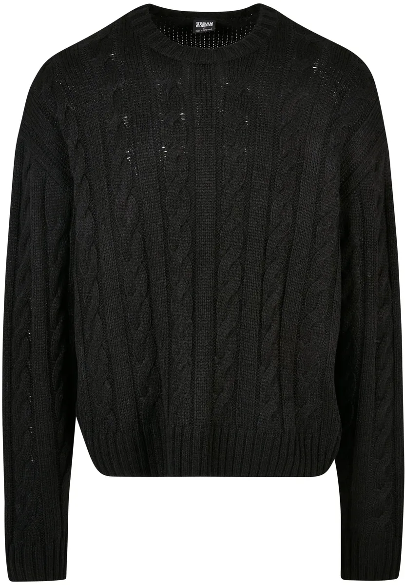 

Свитер с круглым вырезом URBAN CLASSICS " Urban Classics Men's Boxy Sweater", черный