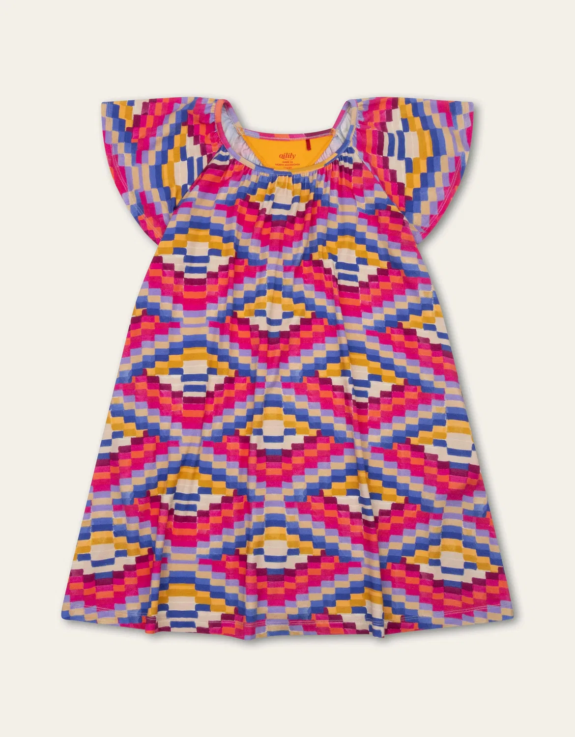 Платье из вискозы с эластаном, Oilily, розовое