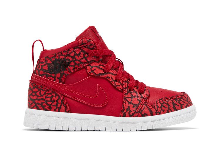 Кроссовки Air Jordan Air Jordan 1 Retro High Premium BT 'Red Elephant', красный — фото 2