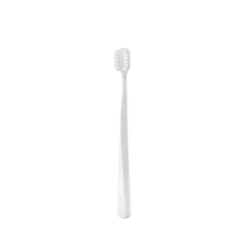 RNW Ультрамягкая зубная щетка для защиты десен, 4 шт, Large Head White Toothbrush