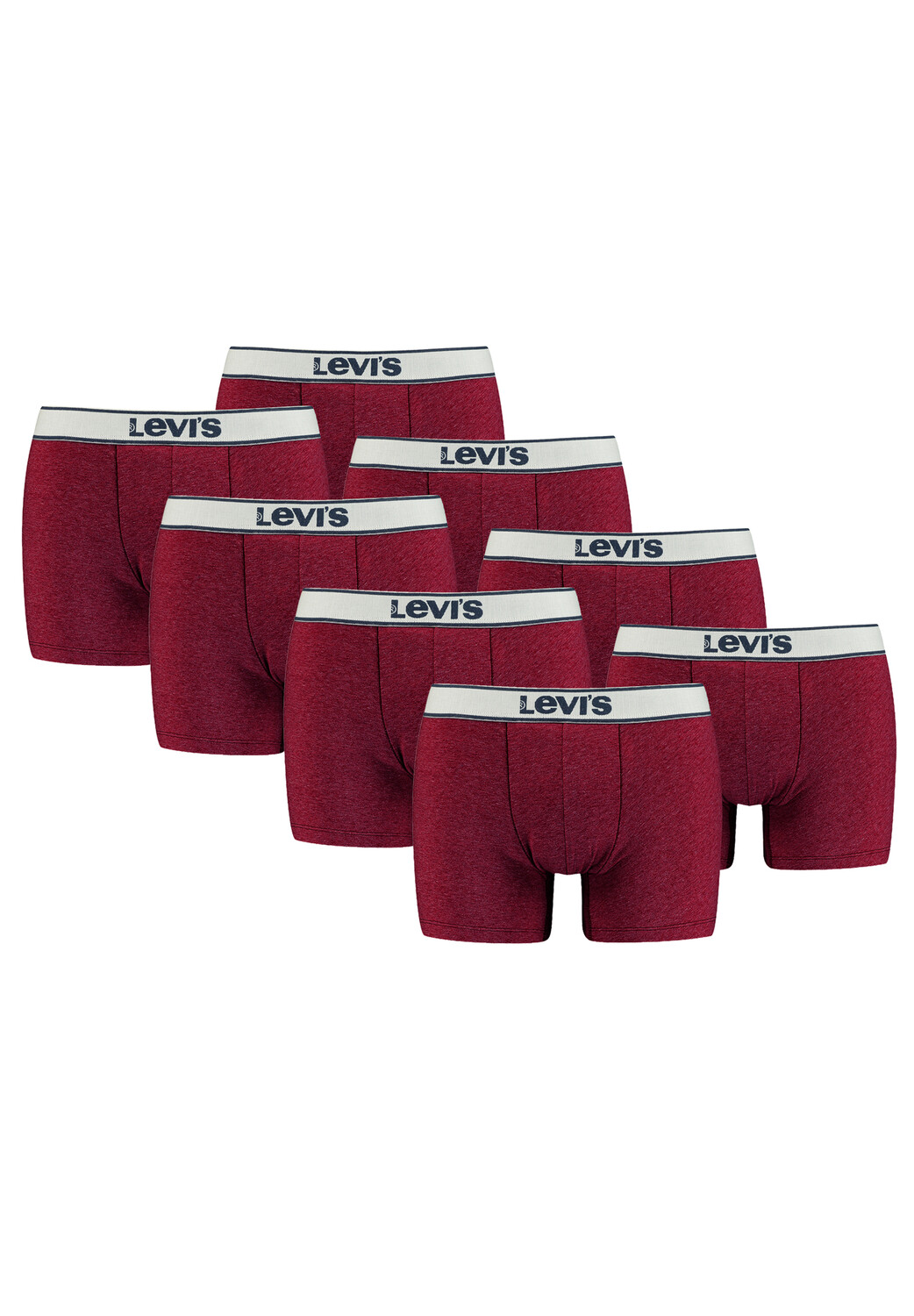 

Боксеры Levi´s s LEVIS MEN VINTAGE HEATHER BRIEF 8 шт, красный