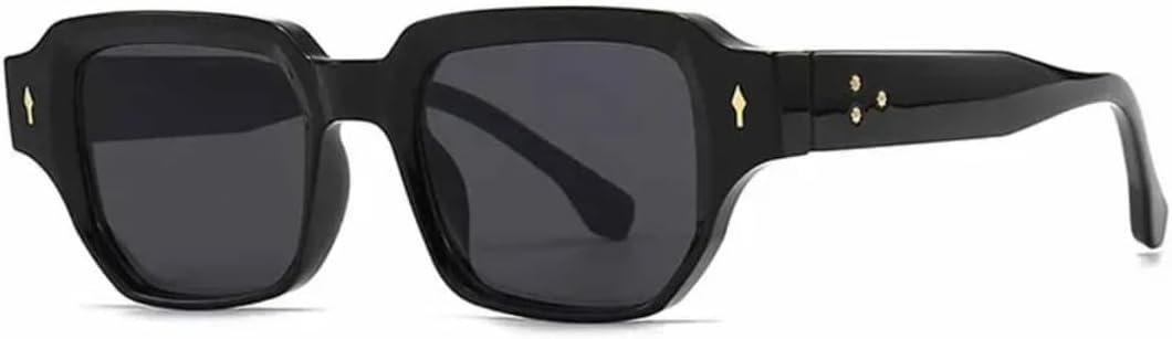 

Солнцезащитные очки с защитой UV400 | Маленькая оправа Rivets, линзы конфетных цветов | для женщин и мужчин, для занятий спортом на открытом воздухе и вождения DSVIGF, C5blackblack