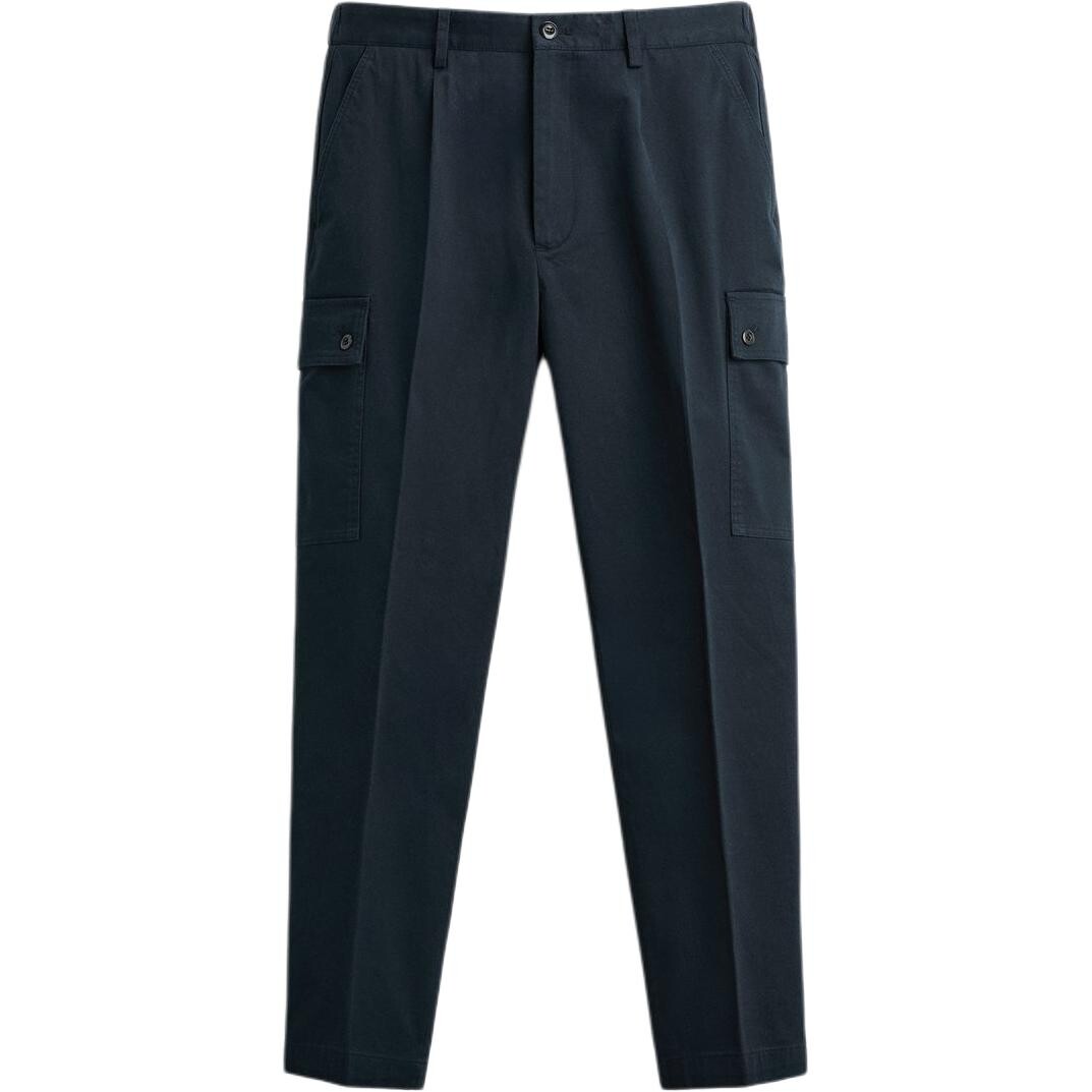 

Повседневные брюки мужские синие Zara, синий