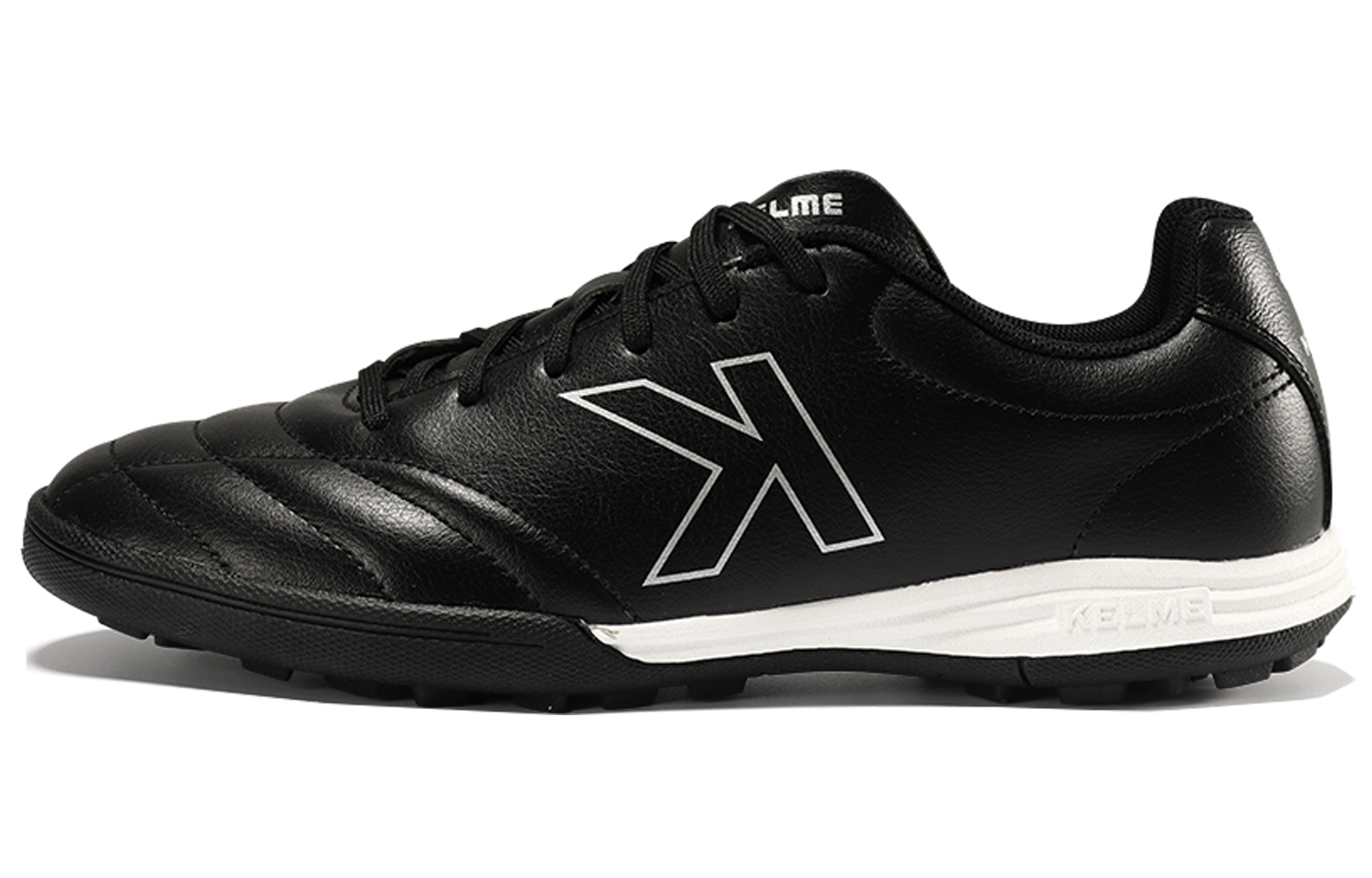 

KELME Унисекс футбольные бутсы TF Turf с противоскользящей подошвой, устойчивые к истиранию и дышащие, черные, цвет Black