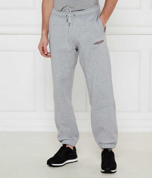 

Штаны спортивные Guess Jeans Regular Fit с карманами, серый