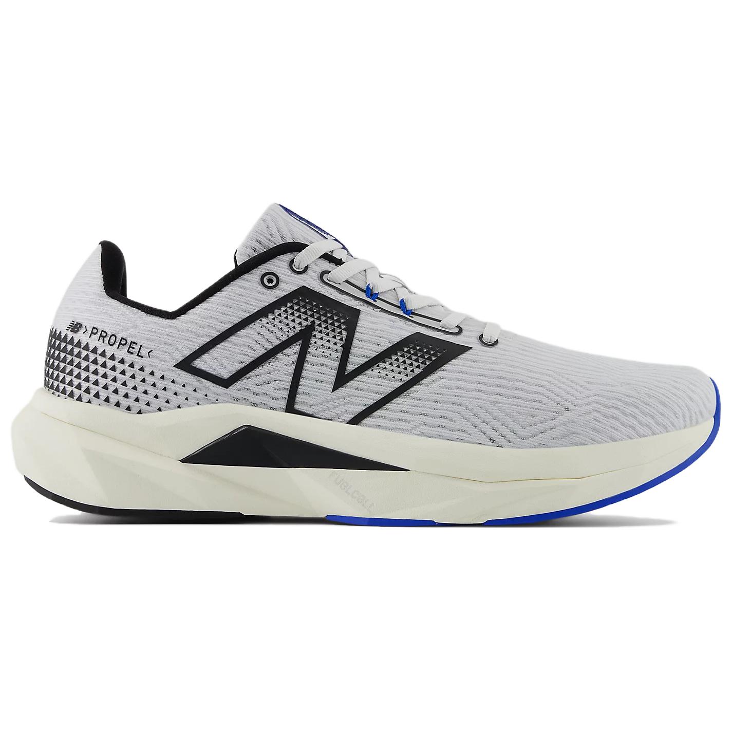 

Футболка FuelCell Propel V5 Quartz Grey Angora Black New Balance, серая