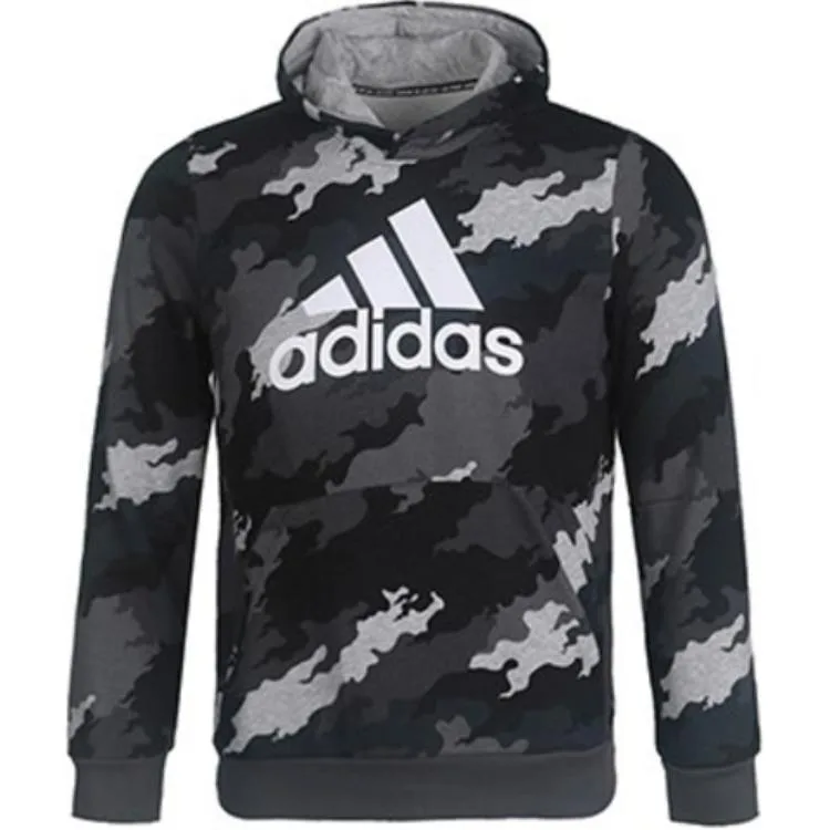 Adidas Свитшот YB MH BOS PO серый для подростков — фото 3