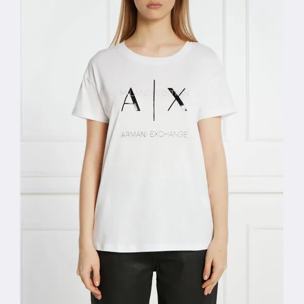 

Футболка стандартного кроя Armani Exchange, белый