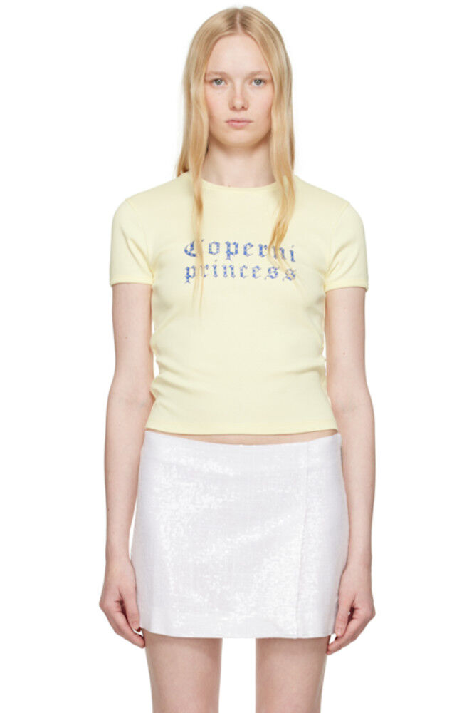 

Желтая футболка Disney «Принцесса» Slim-Fit Coperni
