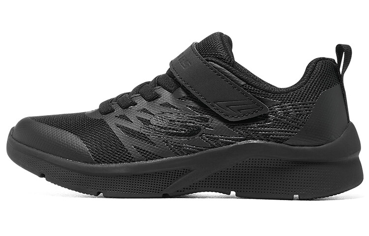 

Кроссовки для девочек и детей, низкие, все черные Skechers, черный