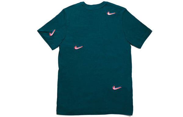 Футболка sb skateboard x parra pocket t shirt midnight turq tee green Nike, зеленый — фото 2