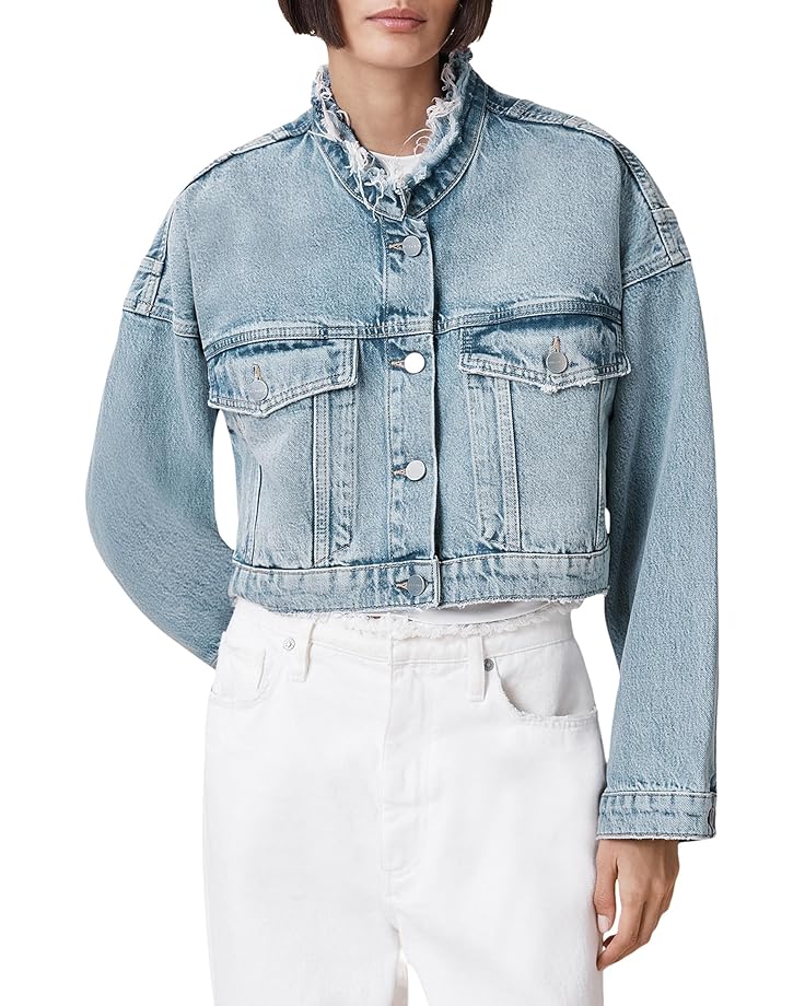 

Куртка AllSaints Sonny Crop Jacket, цвет Light Indigo