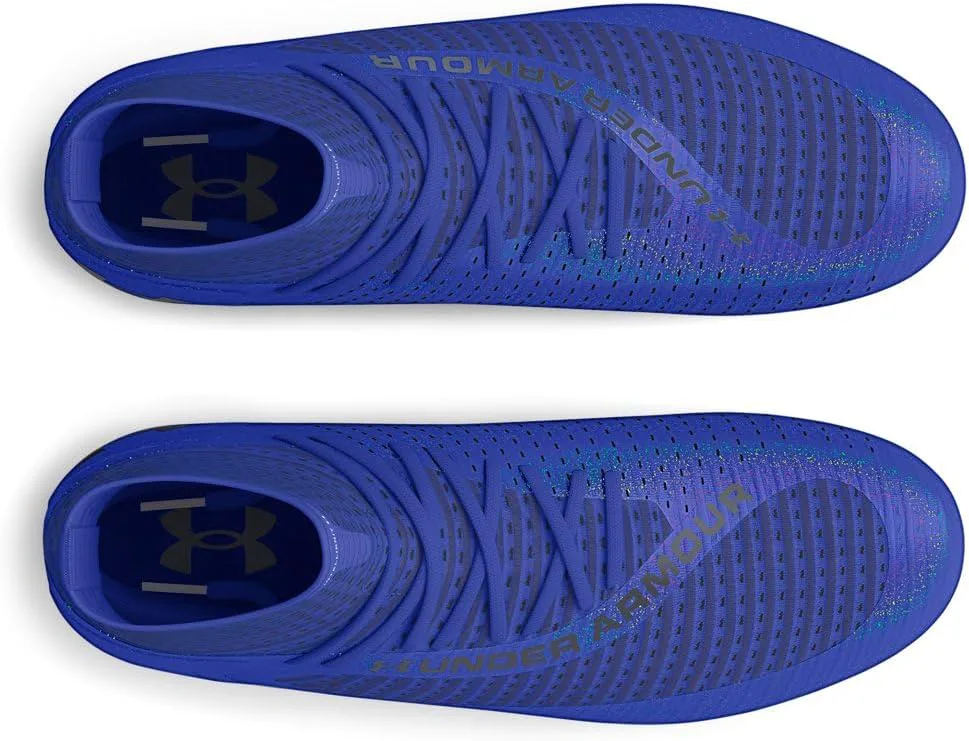 Футбольные бутсы Under Armour для мужчин Highlight 2 MC Knit - стелька с высокой отдачей SuperFoam, черный — фото 3