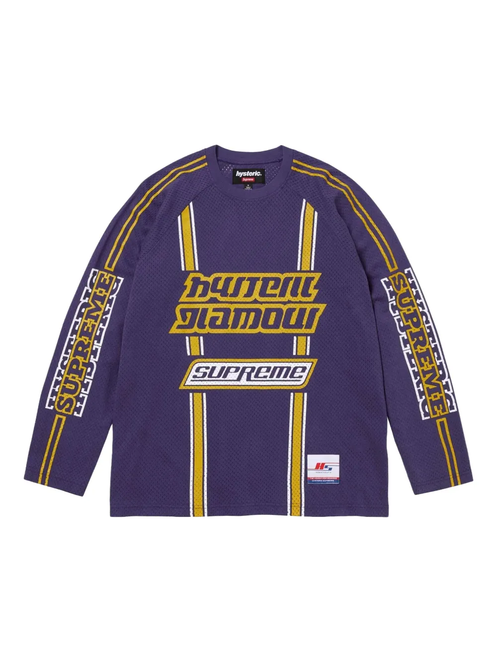 

Футболка с логотипом из коллаборации с Hysteric Glamour Supreme, фиолетовый