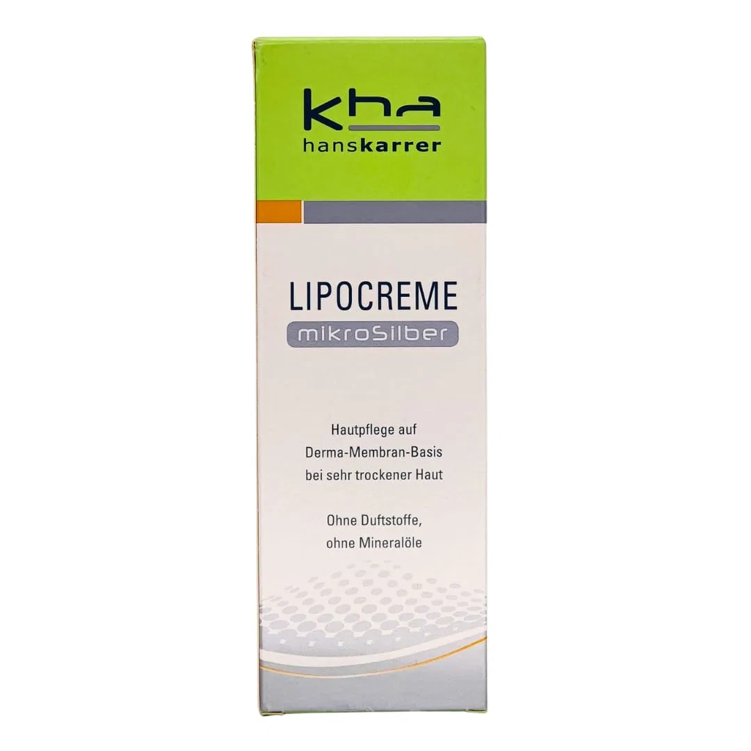 Интенсивный крем Hans Karrer Lipocreme Microsilver для сухой кожи, 200 мл Pharma Perle, 1 X 200 Ml — фото 2