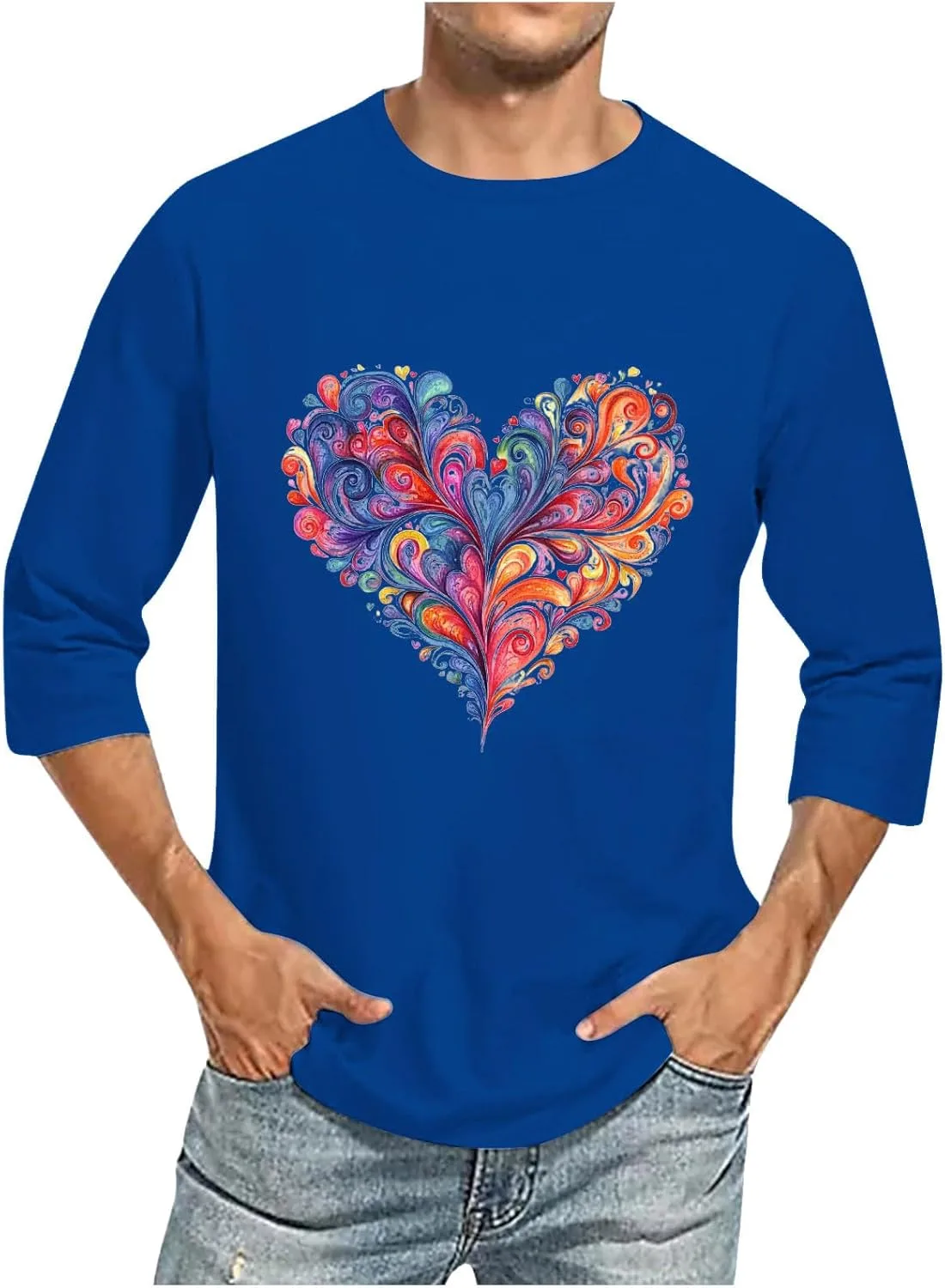 

Мужская футболка с коротким рукавом Crew Neck Casual Loose Fit Smxrfitk