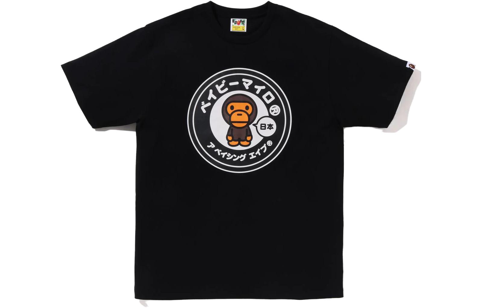 

Футболка Bape Japan Baby Milo A BATHING APE, черный
