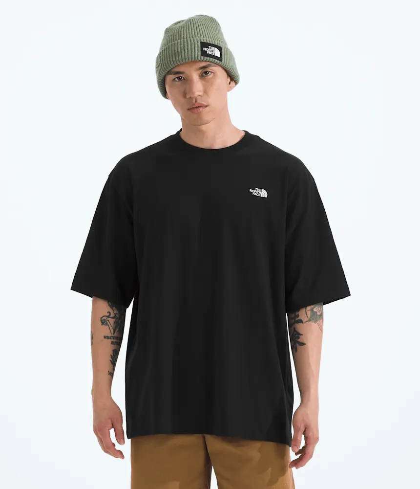 

Мужская футболка TNF Essential с коротким рукавом, свободная The North Face, TNF Black