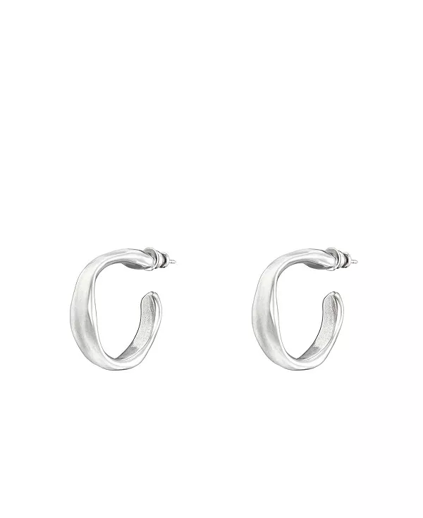 

Серьги-Кольца из стерлингового серебра с металлическим покрытием Unode50, silver