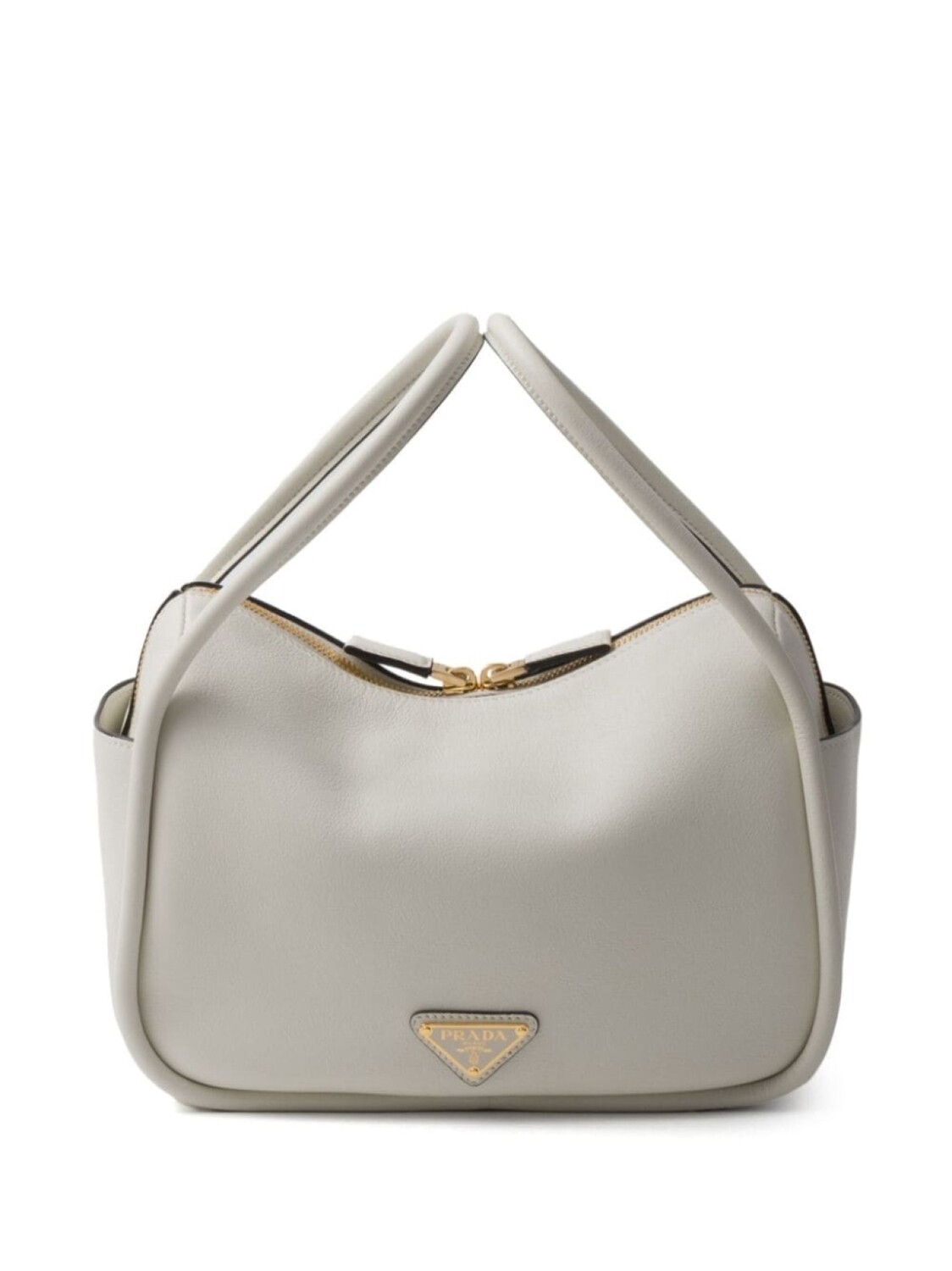 

Сумка Prada из кожи с логотипом, белый