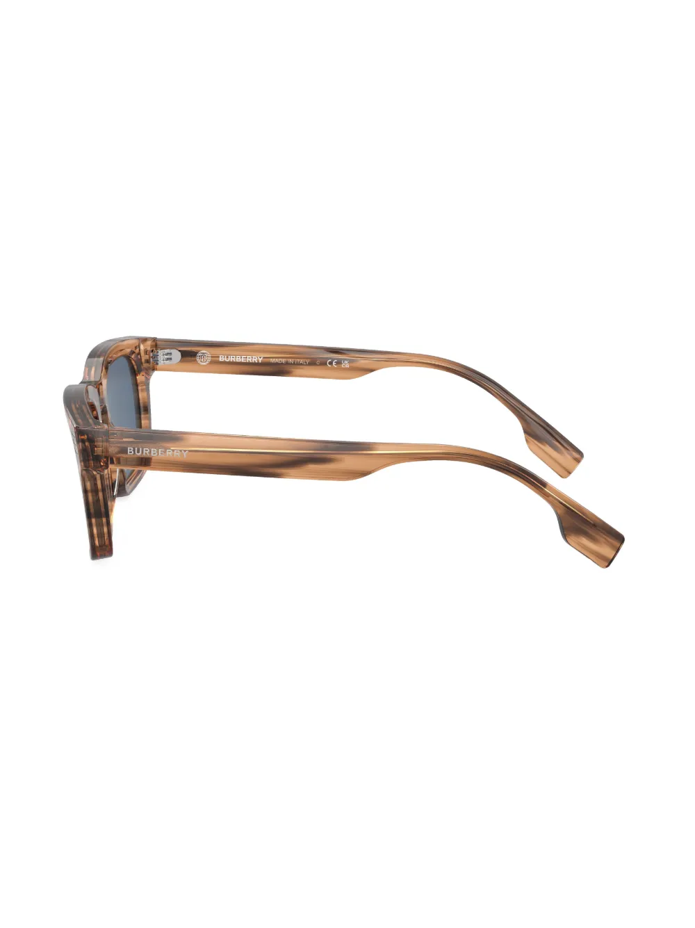 

Солнцезащитные очки в прямоугольной оправе Burberry Eyewear, коричневый