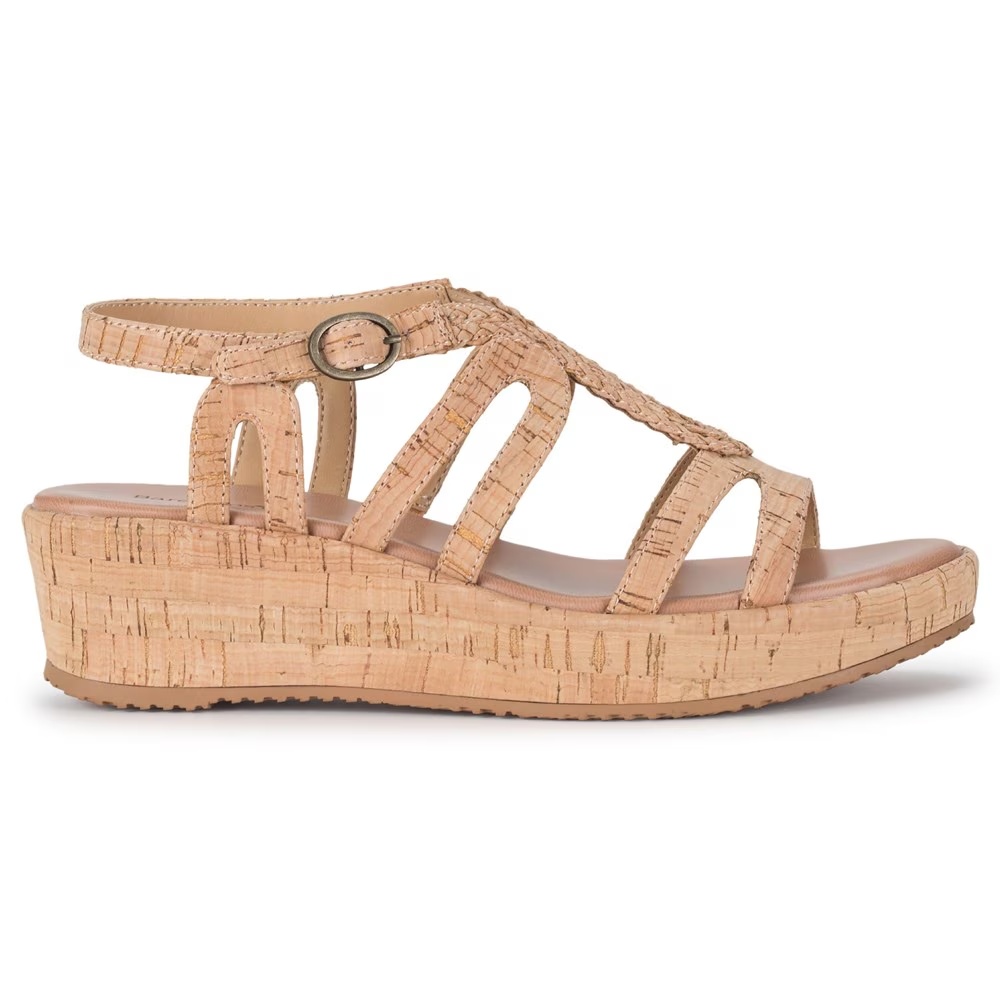 Босоножки на танкетке Wilma Baretraps, цвет natural cork — фото 2