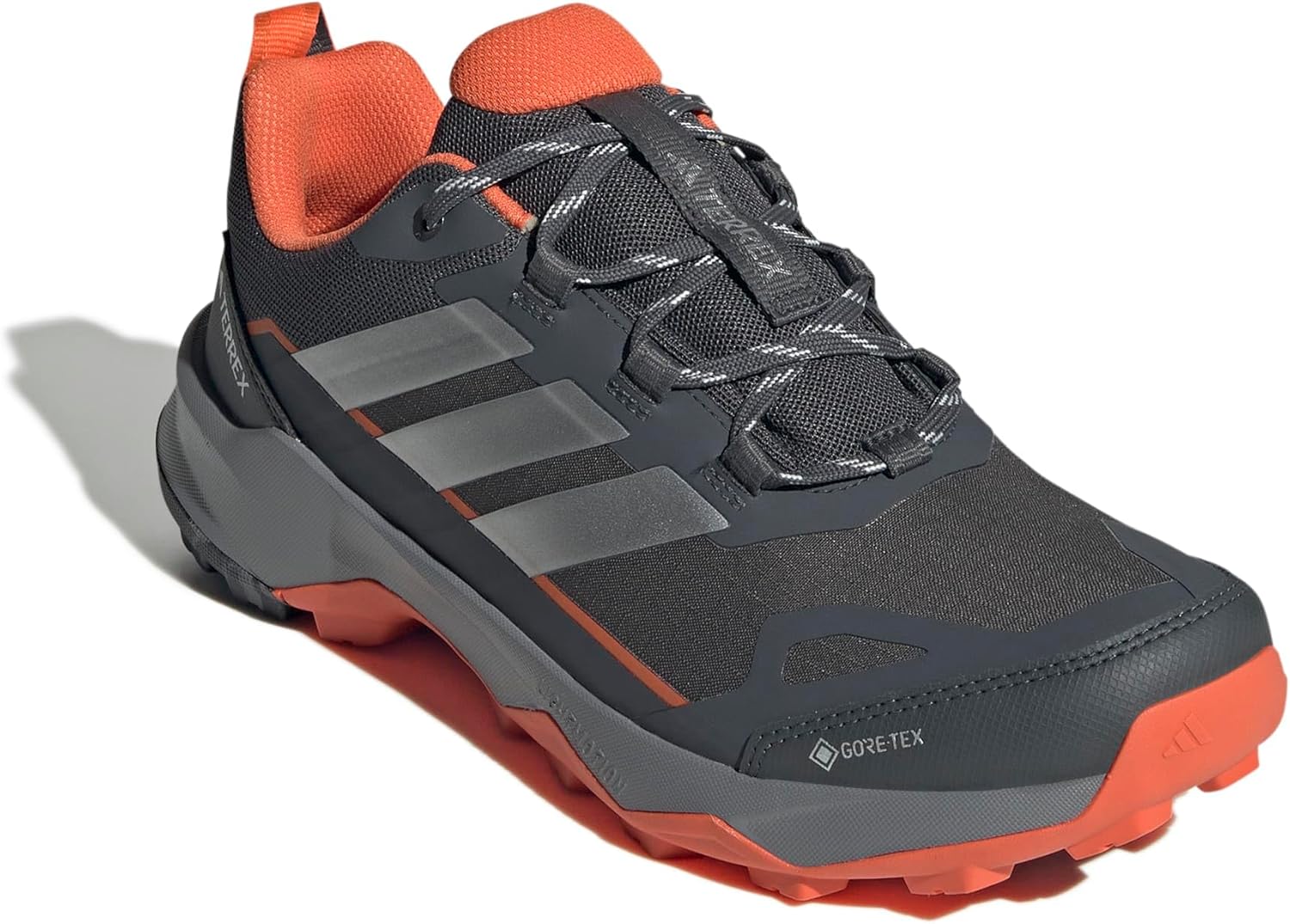 Мужские походные кроссовки Adidas Terrex Skychaser Ax5 Gore-Tex, оранжевый/серый — фото 4