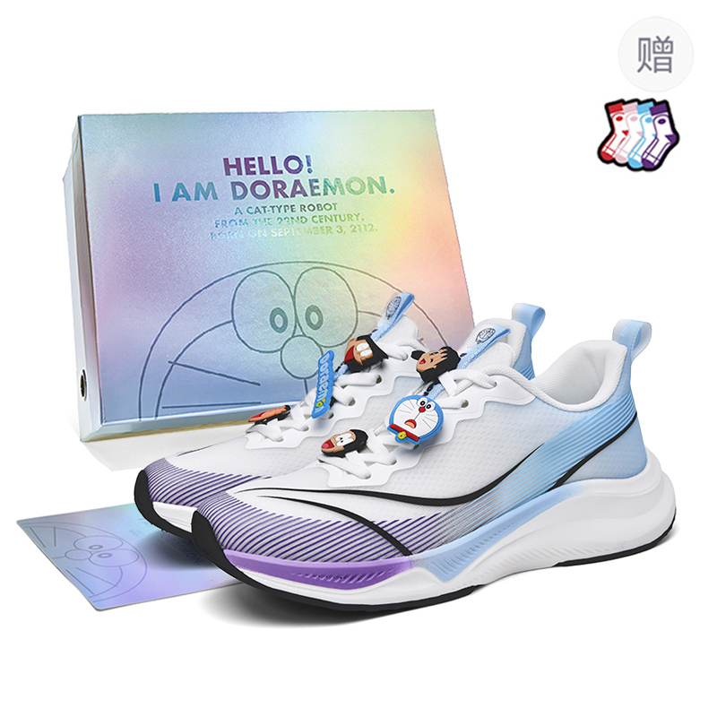 

Doraemon Дораэмон Низкие кроссовки для бега унисекс - Мечта в фиолетовом (DIY пряжки для обуви) [Коробка], цвет Dream Purple (DIY Shoe Buckles)[Box]