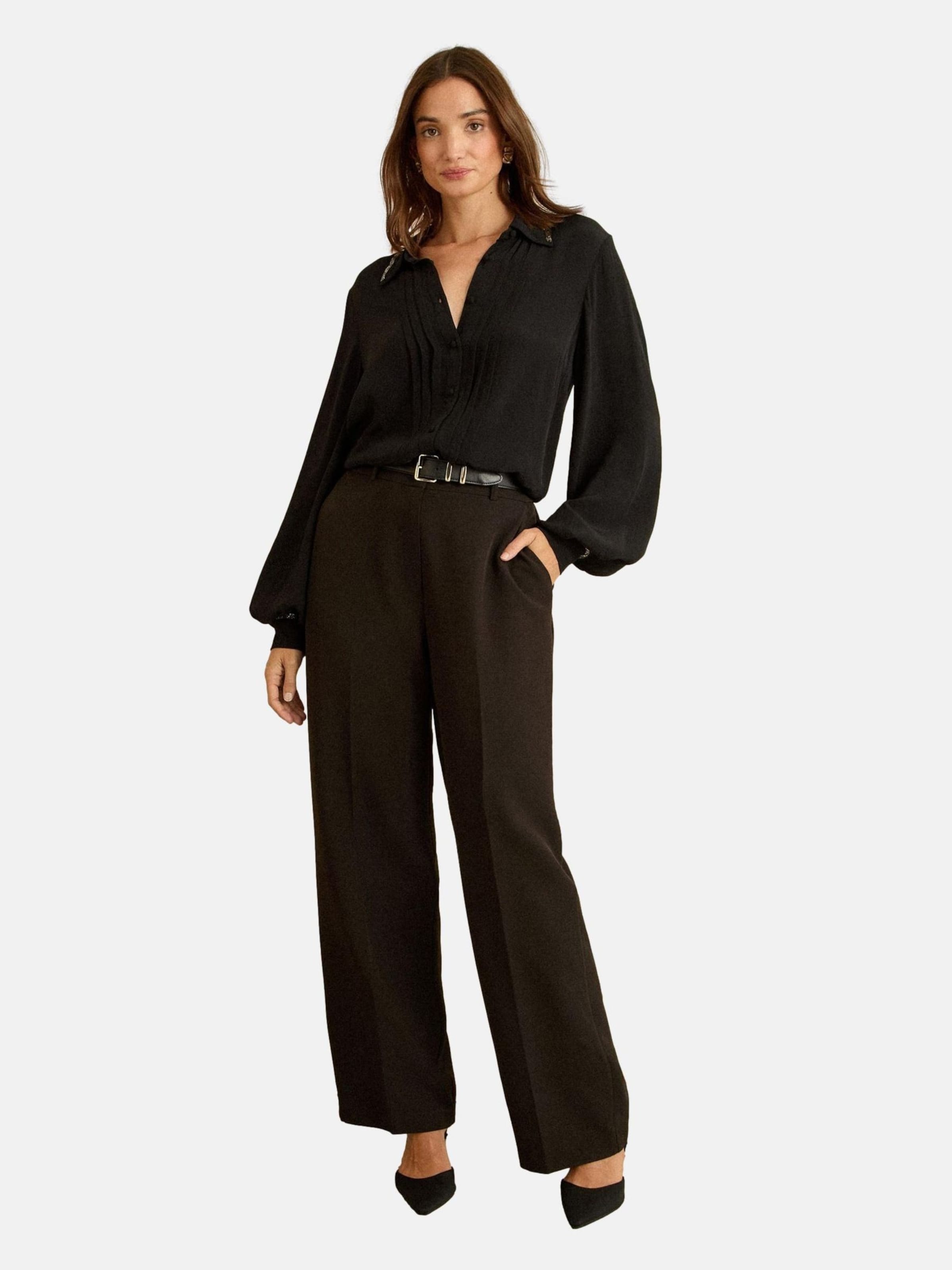 

Love & roses Рубашка в черном цвете