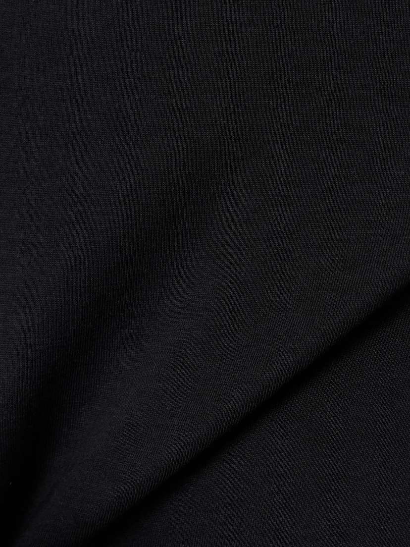 Футболка Garderob из смеси джерси, тенселя, лиоцелла и органического хлопка Toteme, черный — фото 4