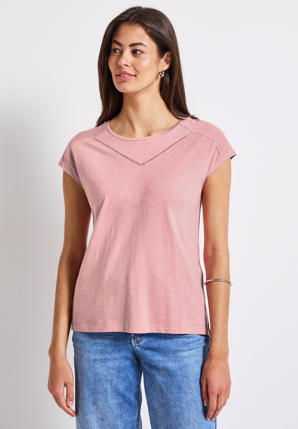 

Футболка с принтом Street One, цвет Rosa