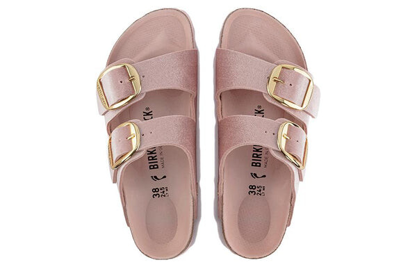 Тапочки arizona bb rivet logo sandals 'light rose' Birkenstock, розовый — фото 4