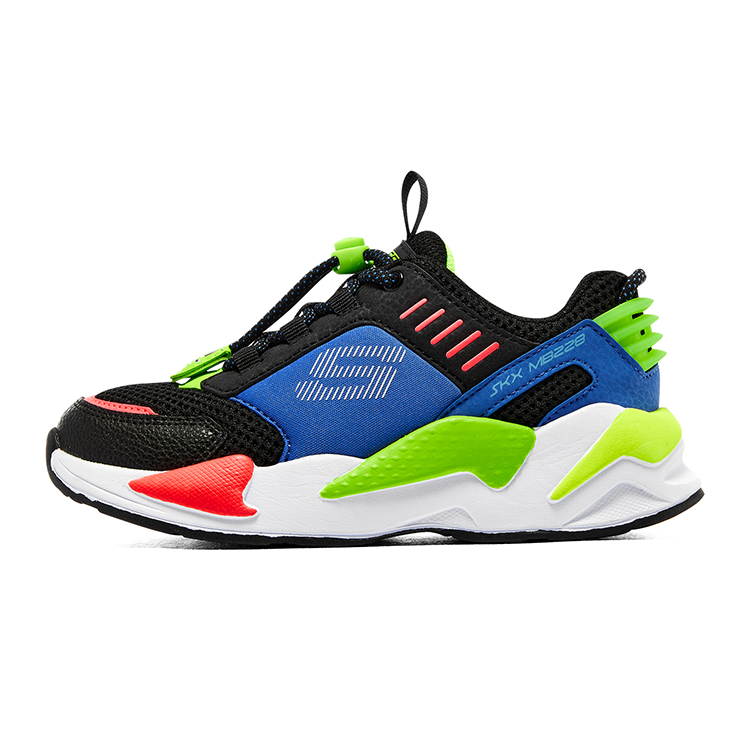 

Skechers Низкие детские кроссовки на массивной подошве, черные, белые, синие, детские