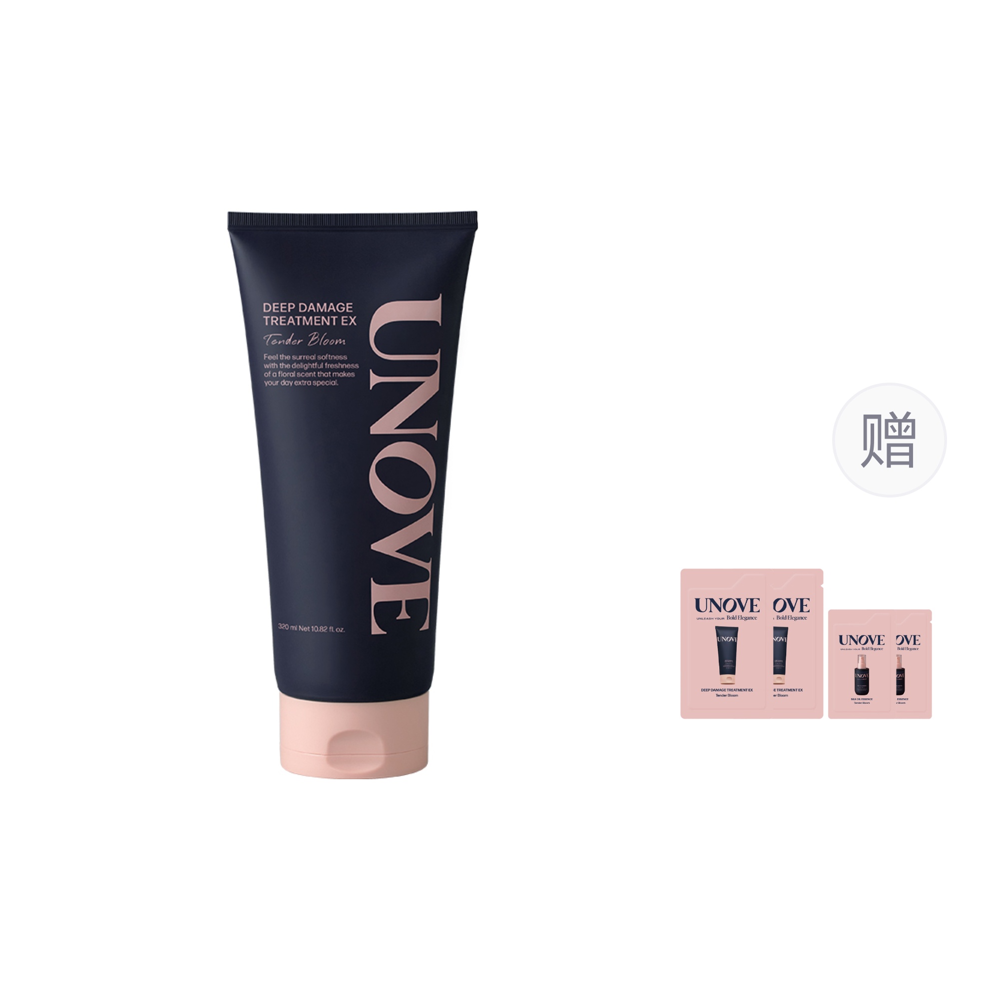 

Маска для волос глубокого восстановления Miki PICK's Soft Noie, увлажняющая, разглаживающая, 320 мл UNOVE