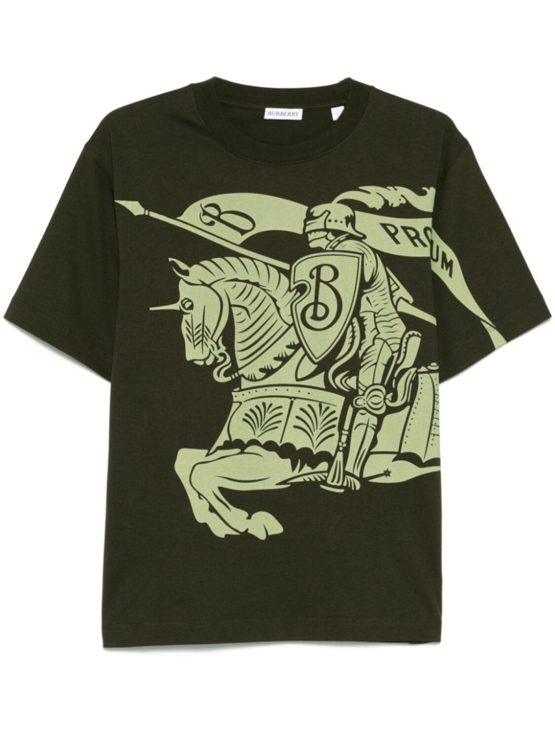 

Футболка Burberry Equestrian Knight, зеленый