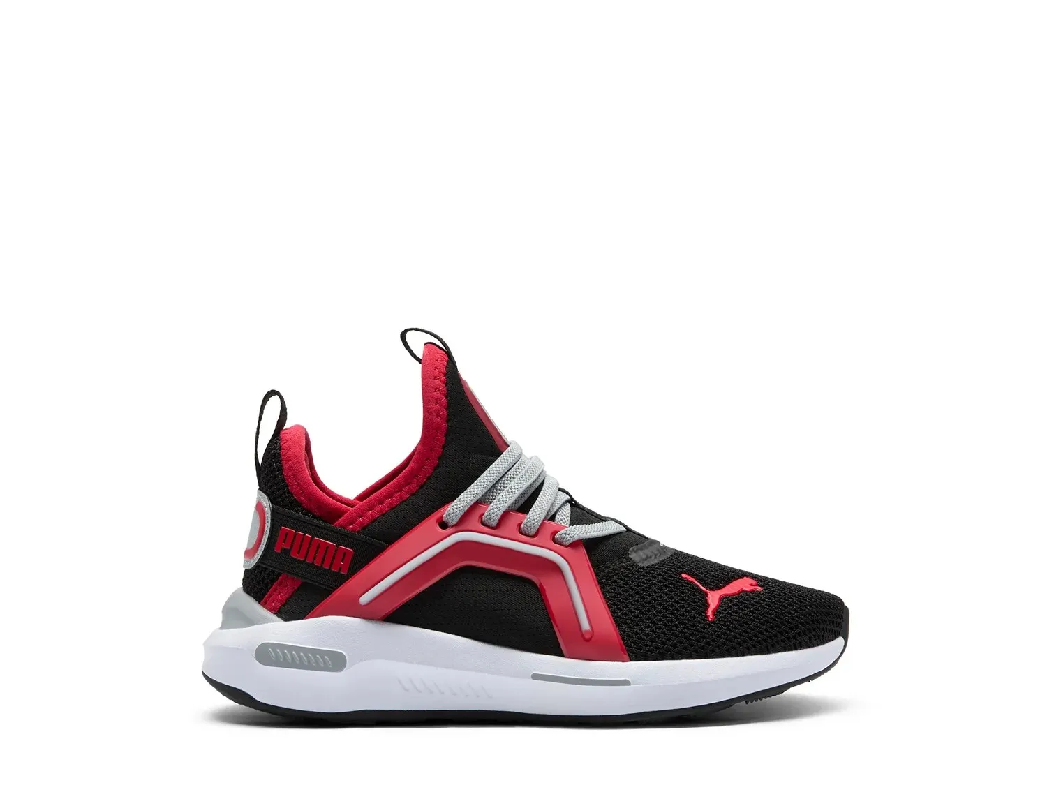 

Кроссовки Puma SoftRide Enzo 5 — детские, черные/белые/красные